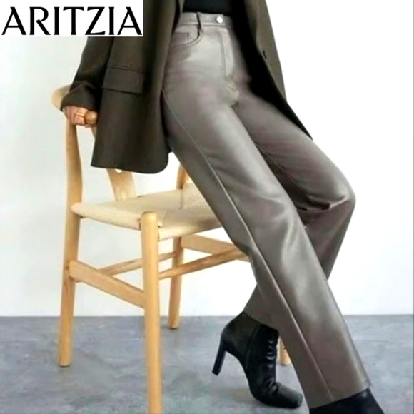 Aritzia Pants - 🇨🇦 Aritzia Wilfred Melina Pants Long Argentique